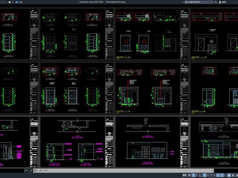  柜子 鞋柜  衣柜cad图库 