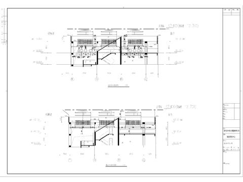  屋顶冷却塔降噪设计cad施工图 