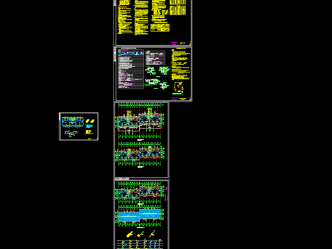  临淮镇胜利家园小区13号楼排水cad施工图 