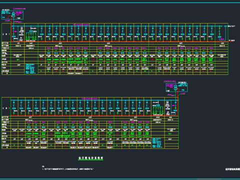  30层商住楼高低压配电系统CAD图纸 
