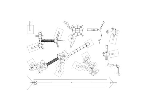 大型室内外娱乐设施cad图库 