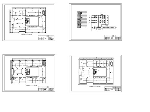  火灾自动报警系统设计cad施工图 