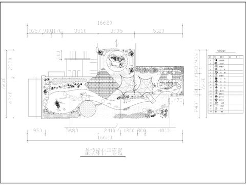  园林景观cad平面图 