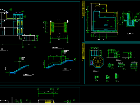  公爵B型别墅方案全套图 
