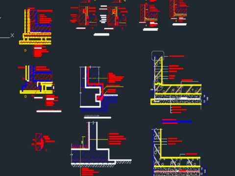  防水构造节点大样图 