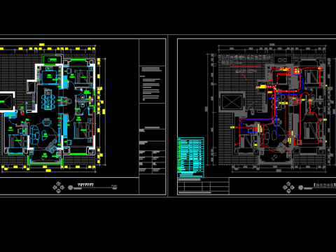  平面图+水电CAD施工图 