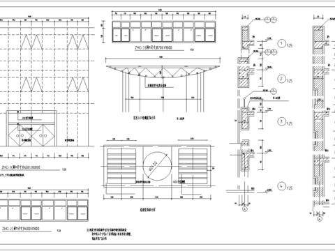  賓館全套建筑CAD施工圖 