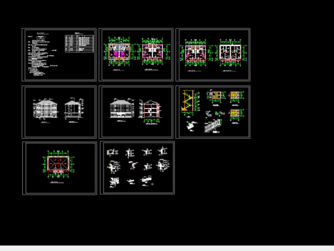  小型别墅建筑图 