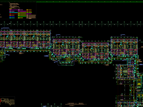  万达文华酒店设计cad施工图 