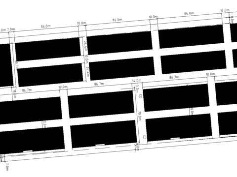  建筑红线节点大样 