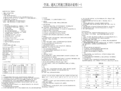  幼儿园暖通空调cad施工图 