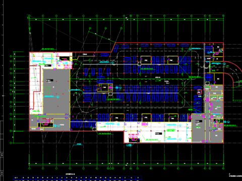  防火分区节点大样 
