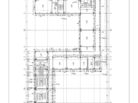  B13地塊小學(xué)項目CAD施工圖 