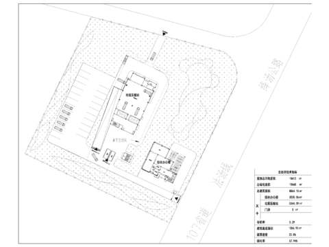  垃圾中转站cad平面图 