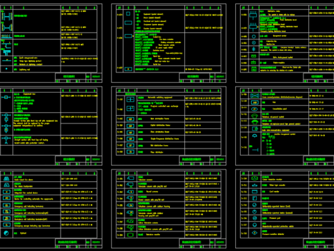  电气符号cad图库 