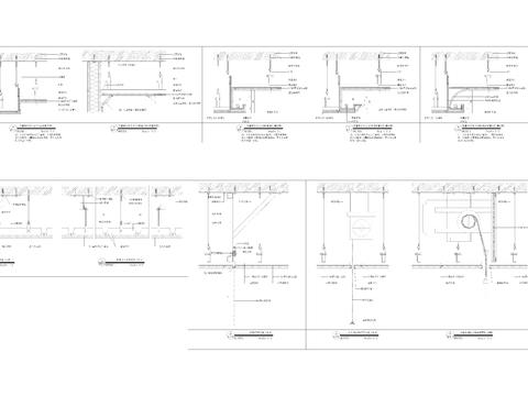  家装工装节点设计cad施工图 
