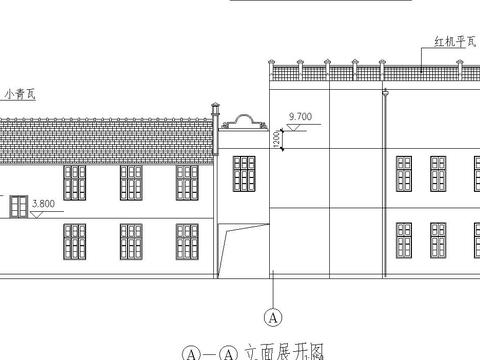  南京西路主要老建筑CAD施工图 