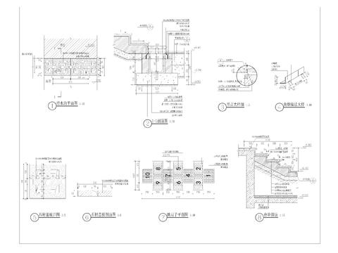  架空层做法cad大样图 