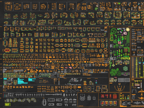  2023设计工作室自用CAD图库 