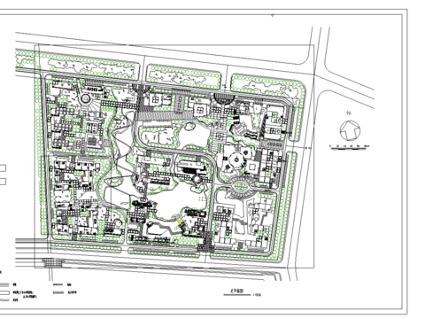  小区住宅cad平面图 