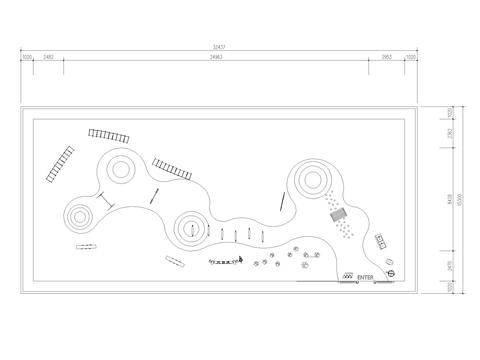  萌宠乐园cad平面图 