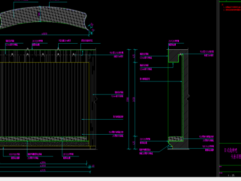  烧烤吧卡座详图 