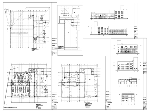  7大眾4S店建筑cad施工圖 