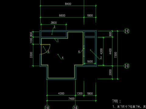  发电机治理工程cad施工图 
