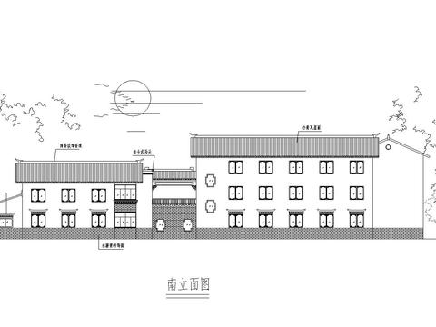  锦云祥客栈CAD施工图 