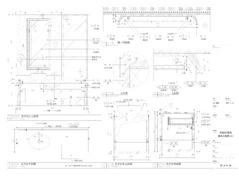  五星级酒店客房家具大样图 