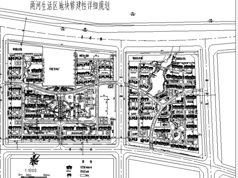  生活区CAD平面图 