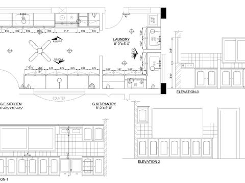  厨房节点大样图 