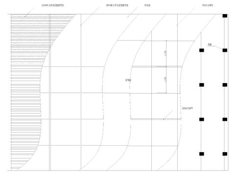  干挂铝方管解剖节点图 