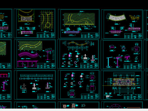  艺术花架节点图 