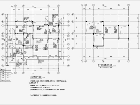  住宅混凝土结构设计cad施工图 
