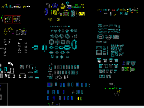  室内装修cad图库 