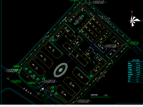 住宅总规划平面图 