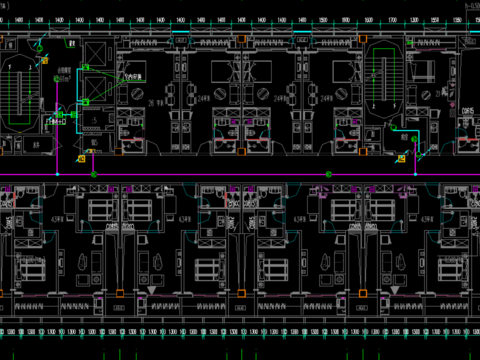  公寓电气消防平面系统图 