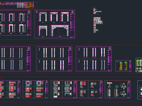  整木家居cad图库 