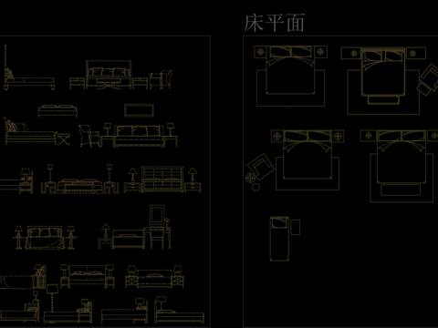  现代常用图块CAD图库 
