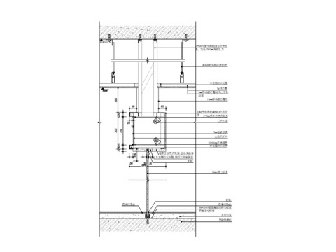  玻璃cad节点大样图 