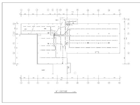  地下车库电气cad施工图 