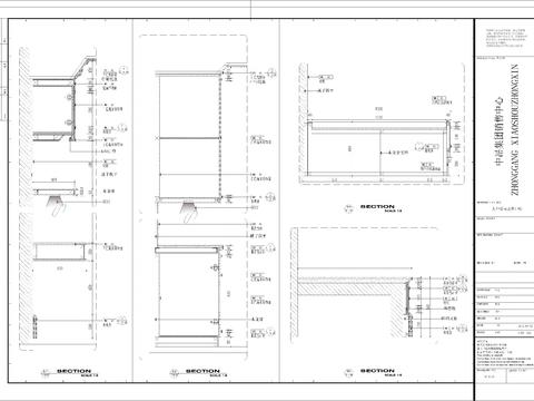  蓝湾大户型样板房cad施工图 