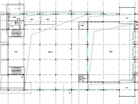  政府办公大楼给排水消防cad施工图 