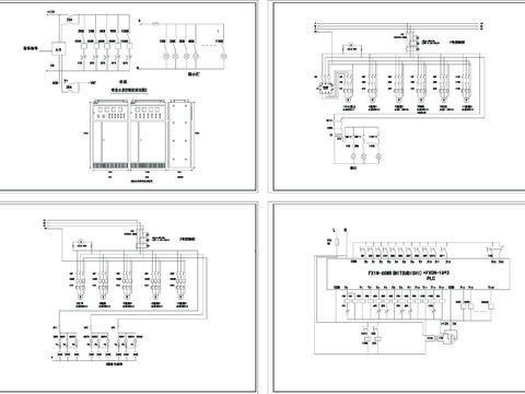  音乐喷泉电气控制CAD施工图 