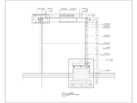  休闲廊架节点大样图 