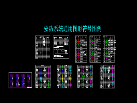  安防系统通用图形符号 