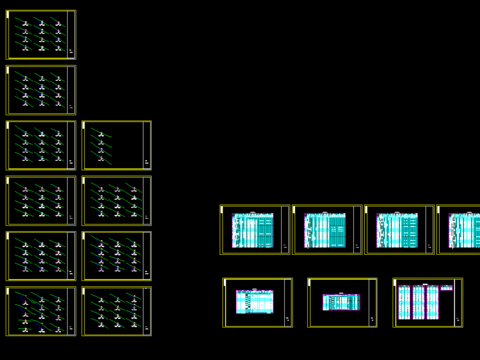  垃圾填埋场道路设计图CAD施工图 