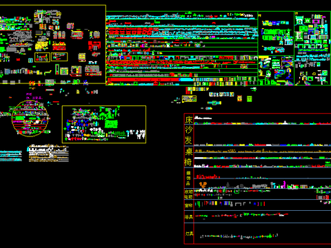 CAD万能立面图模块 