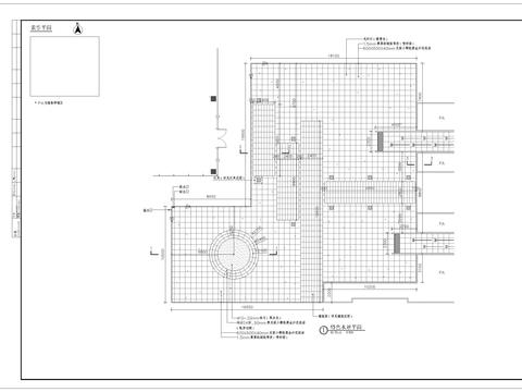  特色居住区入口水景细部CAD施工图 